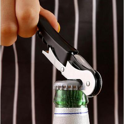 Inspired Deals Multi Functional Stainless Steel Wine & Beer Bottle Opener Set With Foil Cutter 4PCS Multi Functional Stainless Steel Wine & Beer Bottle Opener Set With Foil Cutter 4PCS