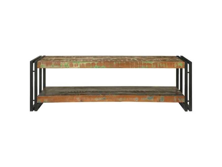 Printemps 2026 Soldes Table Basse Moderne & simple - Table de salon - Multicolore 120x50x38 cm Bois Recyclé Solide 2_291521