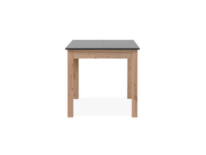 Table extensible L. 80/120 cm DORA Imitation chêne /gris