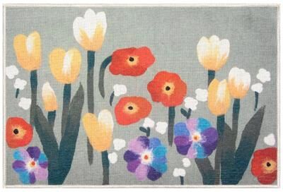 Lush Decor Impressions Le Jardin Indoor/Outdoor Mat