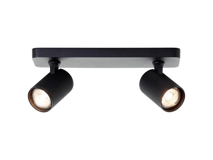 Brilliant Balkenstrahler Marty G99202/76, Schwarz, Metall, Gu10, 31x12.1x9 cm, Lampen & Leuchten, Innenbeleuchtung, Deckenleuchten, Deckenleuchten