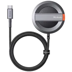 Mcdodo CH-5500 Wireless Charger, magnetisches Ladegerät mit Standfuß, MagSafe, 15W, grau
