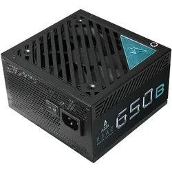 Azza Netzteil 650W (ATX3.1) 120mm black (80+ Bronze) (650 W), PC Netzteil, Schwarz