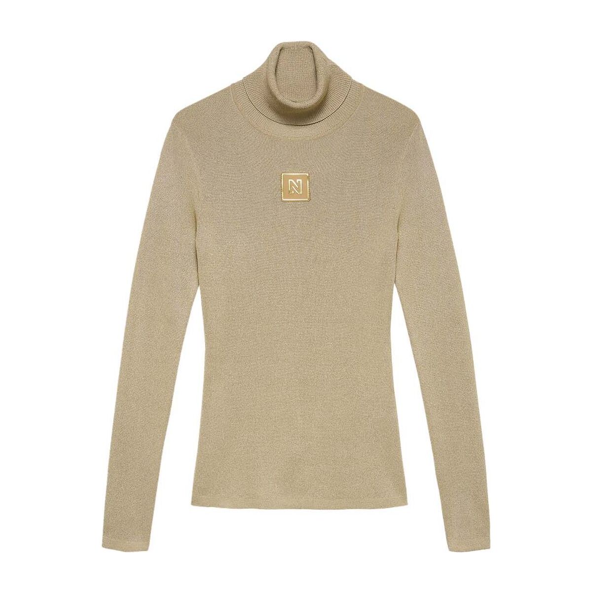 Nikkie Noroton Shiny Turtleneck gold (1004) 38 N7-1992507-1004-38