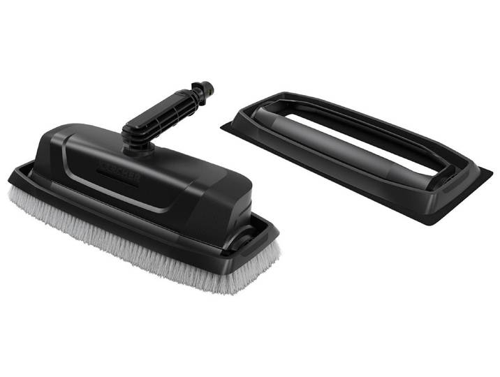 KÄRCHER Reinigungsbürste Fassaden- und Glasreinigungsaufsatz , schwarz, B:35,8cm H:19cm L:14cm, Reinigungsbürsten, abnehmbares, waschbares Mikrofaserpad, Reinigungsbürste