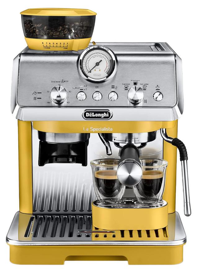 Kaffeemaschine DeLonghi La Specialista Arte Evo EC9155.YE - Gelb