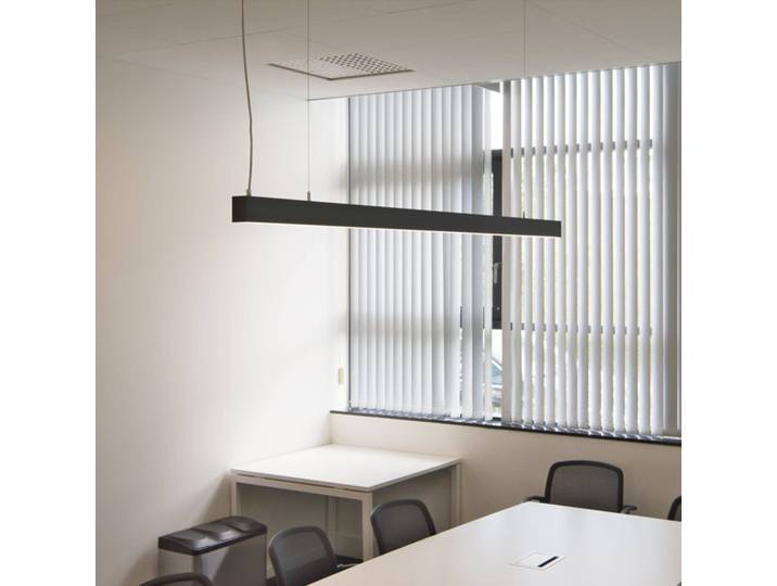 SLV Hängelampe Glenos, dimmbar, schwarz, für Arbeitszimmer / Büro, Aluminium