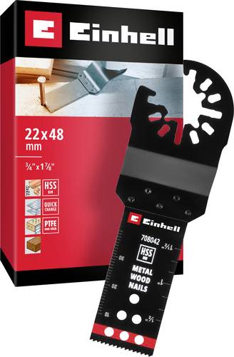 Einhell 708042 Tauchsägeblatt BIM Met, 22mm Bimetall Multifunktionswerkzeug-Zubehör-Set 22mm 1St.