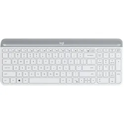 Logitech MK470 (US, Kabellos), Tastatur, Weiss