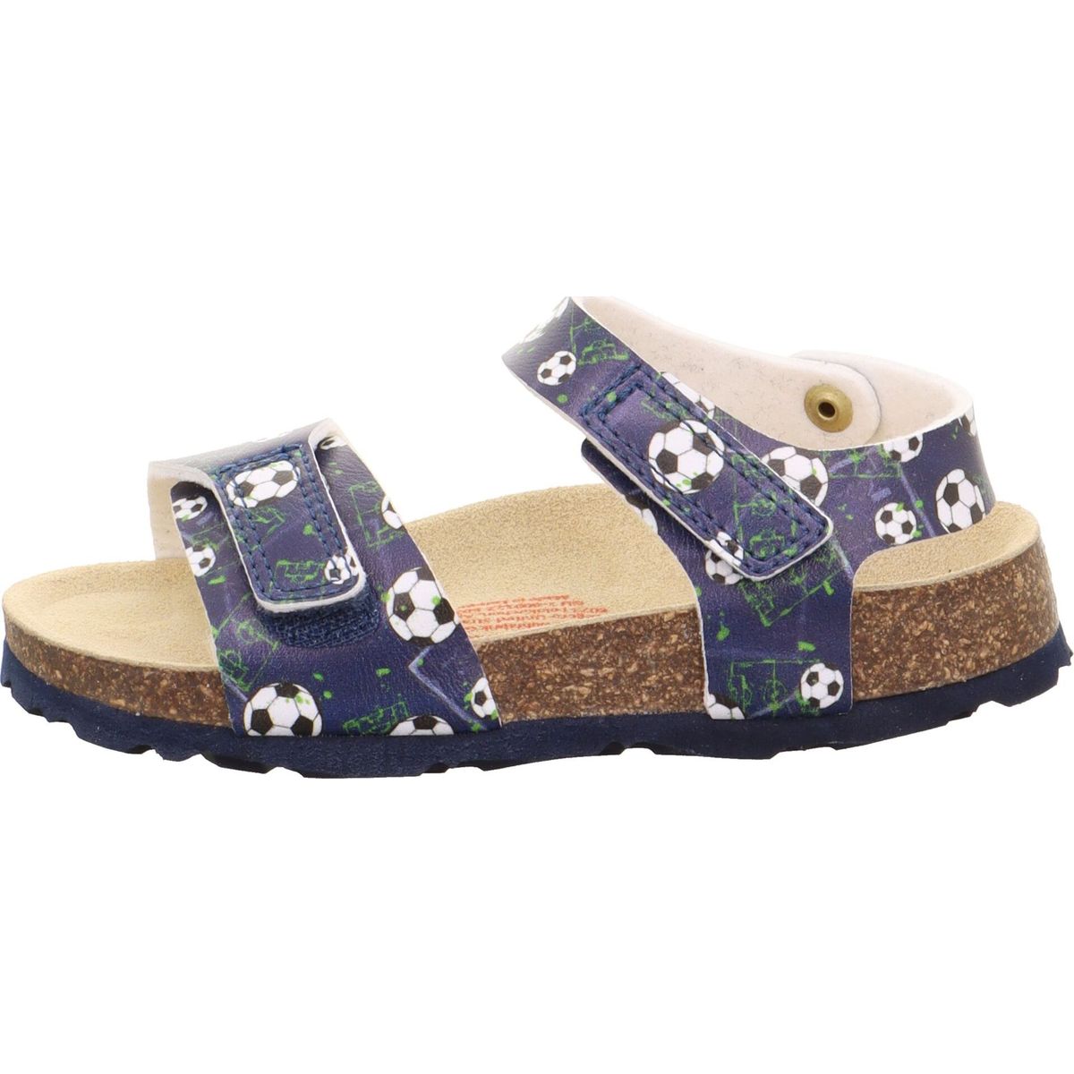 Superfit Fussbettpantoffel blau/mehrfarbig (8010) 38 1-000122-8010-38