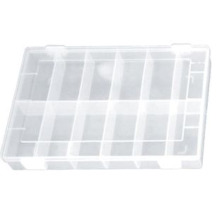 Hünersdorff Sortimentskasten PP-CLASSIC, 611400, 33,5 x 5,5 x 22,5cm, Kunststoff, mit 12 Fächern