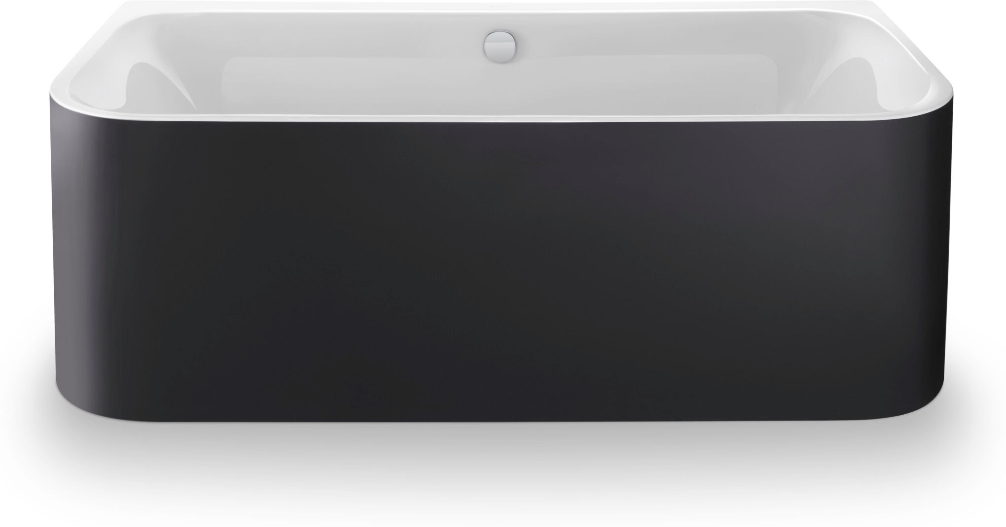 Duravit Happy D.2 Baignoire rectangulaire 700451800000000 180 x 80 x 46 cm, dos-à-mur Graphit , acrylique Graphit Match2 Graphit mat, blanc