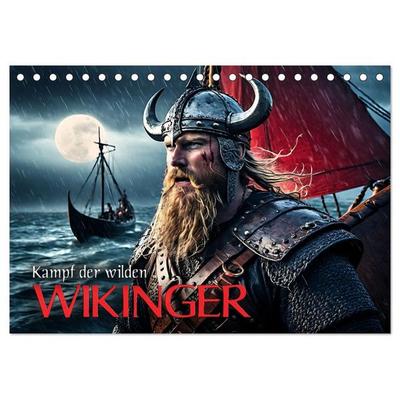 Kampf der wilden Wikinger (Tischkalender 2026 DIN A5 quer), CALVENDO Monatskalender