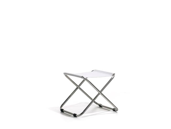 Jan Kurtz Chico Hocker Aluminium/Kunststoffgewebe