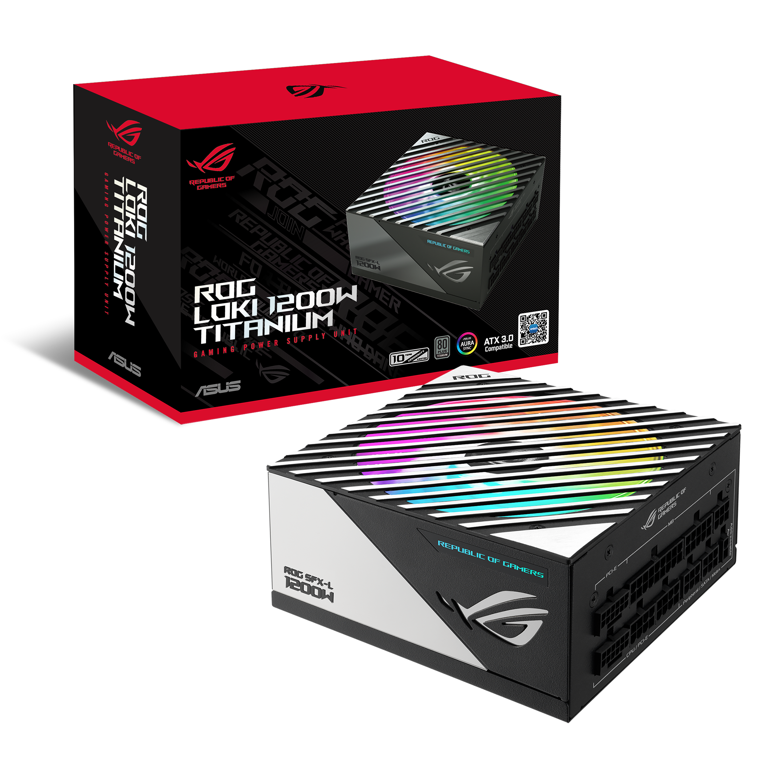 ASUS ROG Loki Titanium 1200W SFX Netzteil ATX3.0 PCIe 5.0
