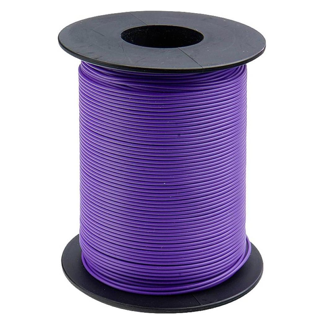 Donau KUPFERSCHALT-LITZE 0,25 / 25m violett SPULE (25 m) (125-S25-6)