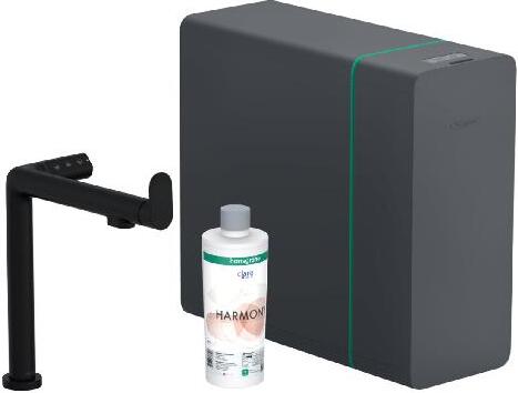 Hansgrohe Aqittura M91 - Spültischarmatur, SodaSystem, sBox, schwarz matt 76837670