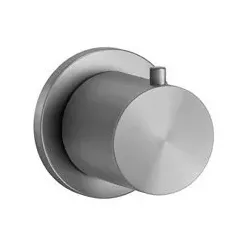 Gessi316 Fertigmontageset, Absperrventil 3/4 für Unterputz-Körper, 54564239, Farbe: Edelstahl matt gebürstet