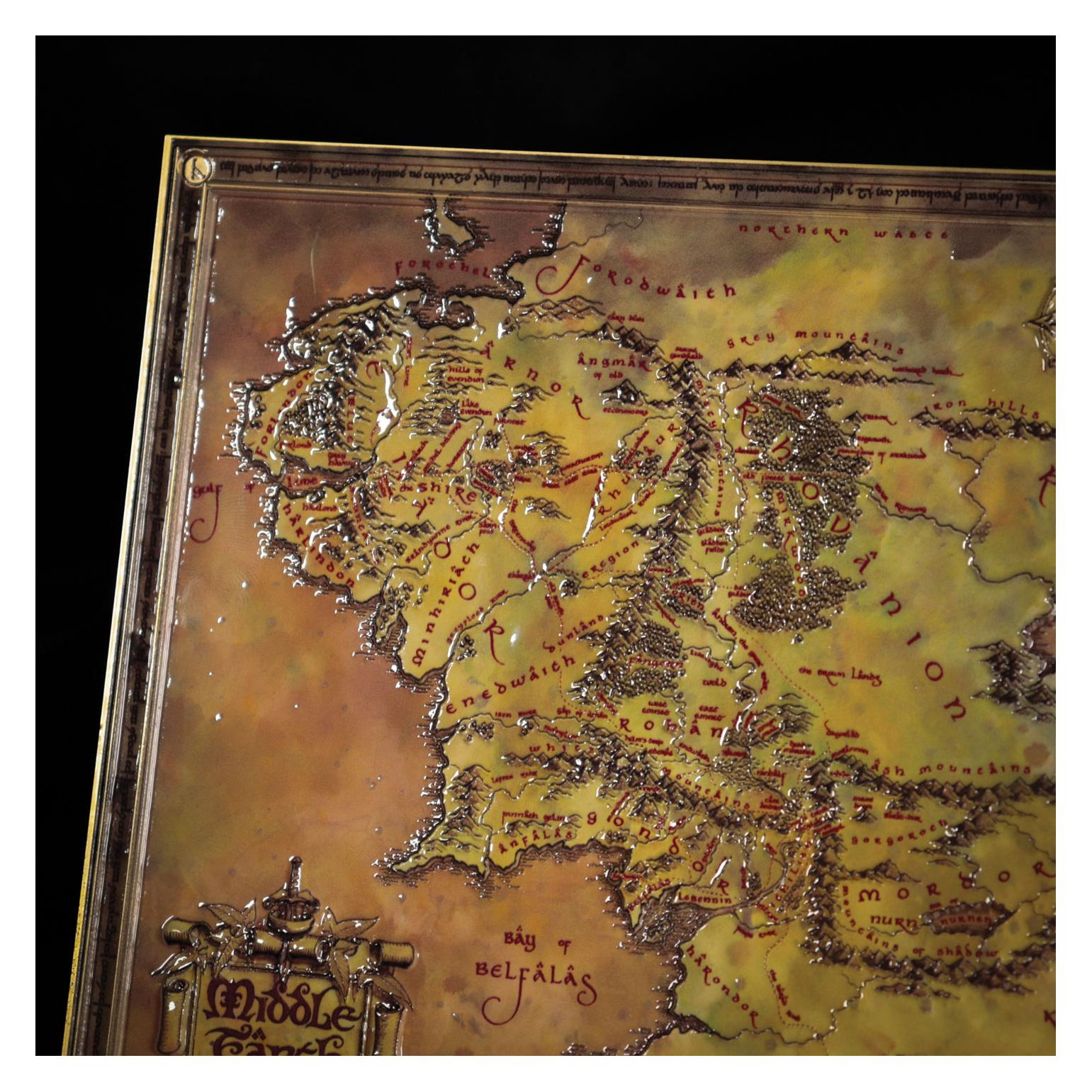 Fanattik Herr der Ringe Replik Map Limited Edition (Z-LOTR17)