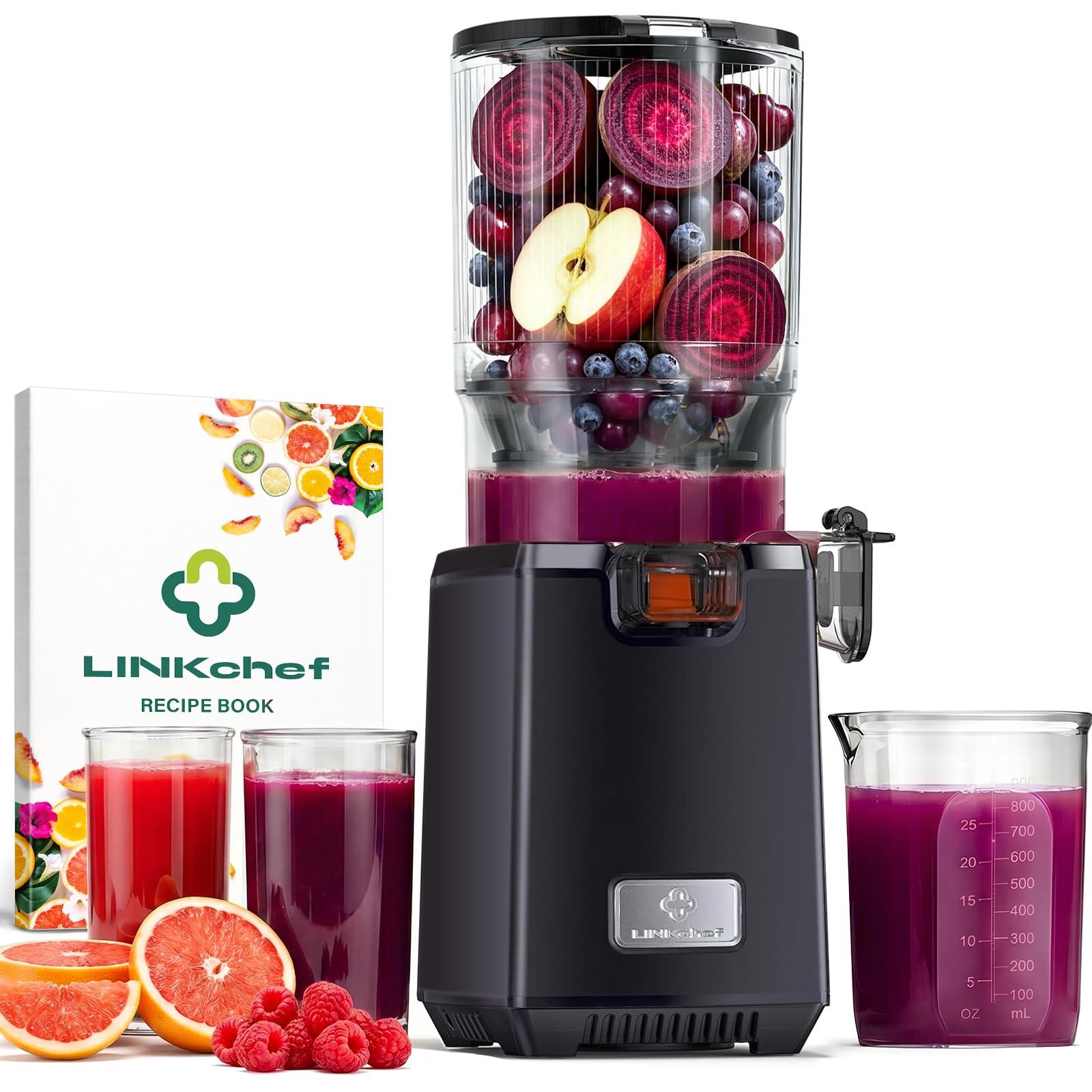 Slowjuicer 250W, 13 cm Einfüllöffnung, 1,8 L Saftbehälter, BPA-frei