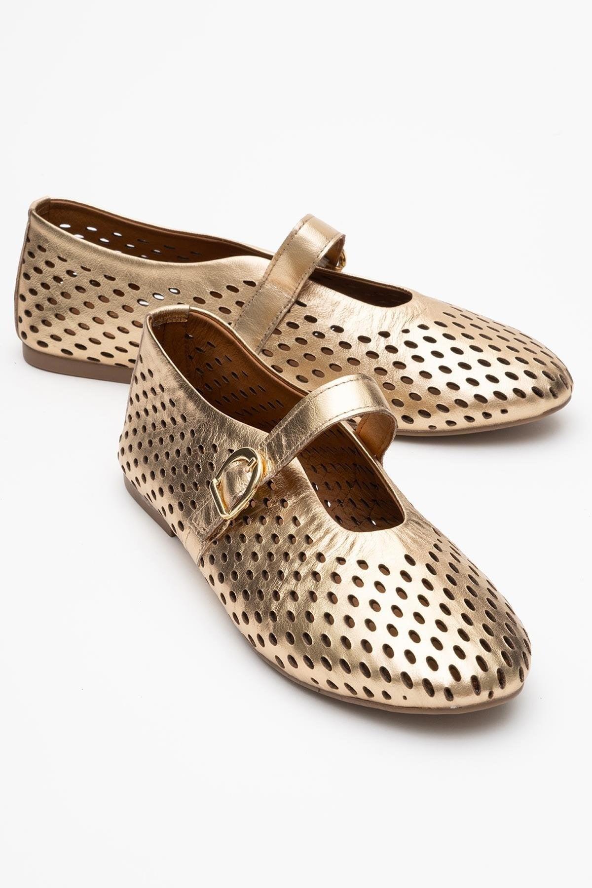 Arian Leder Ballerina Damen