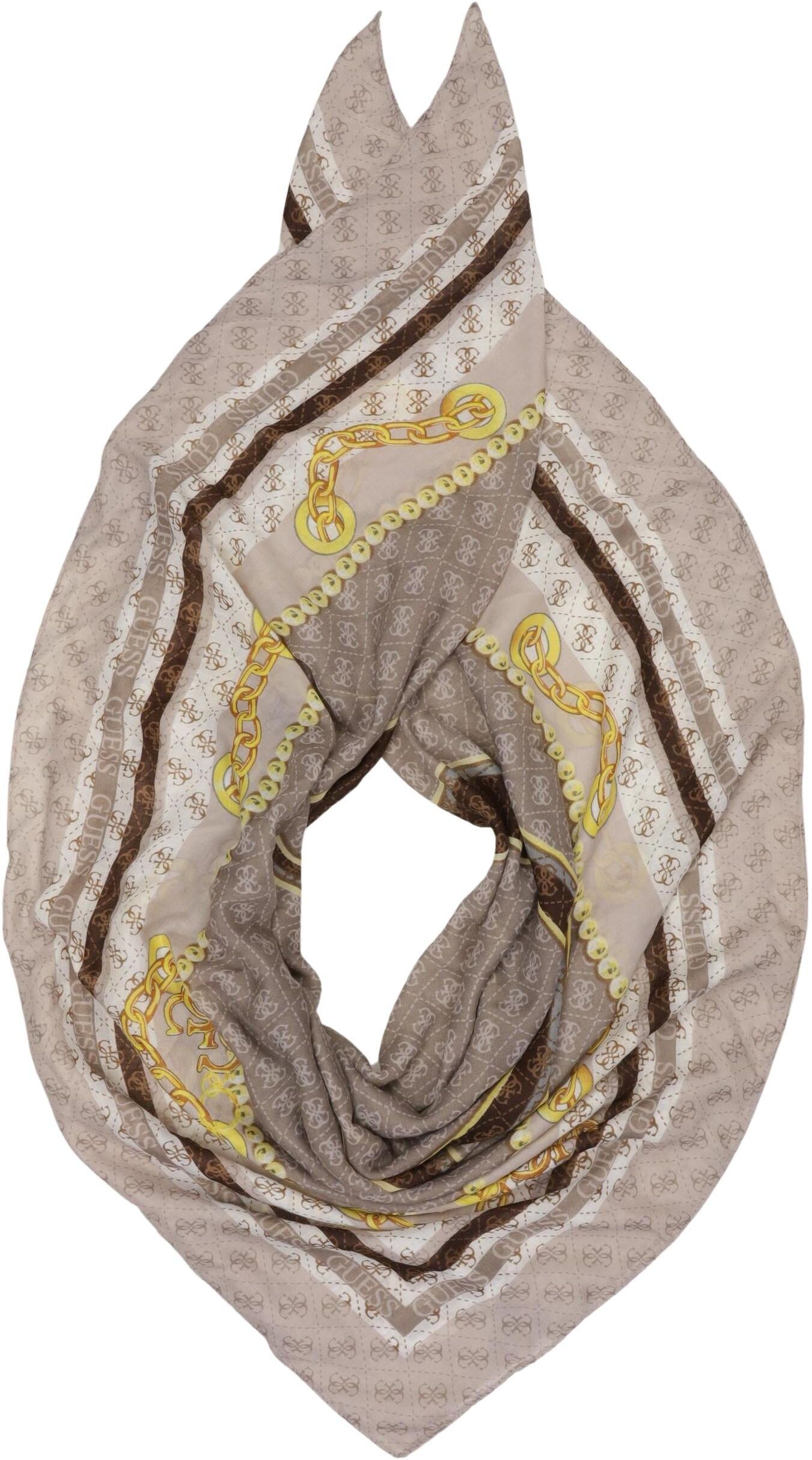 Guess Damen Schal oder Tuch, Beige, Synthetik - Second Hand