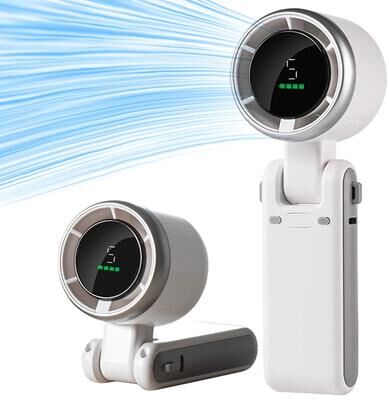 Uplifted Trends Desk Fan With Phone Holder Quiet Cooling & Hands Free Video Streaming white
