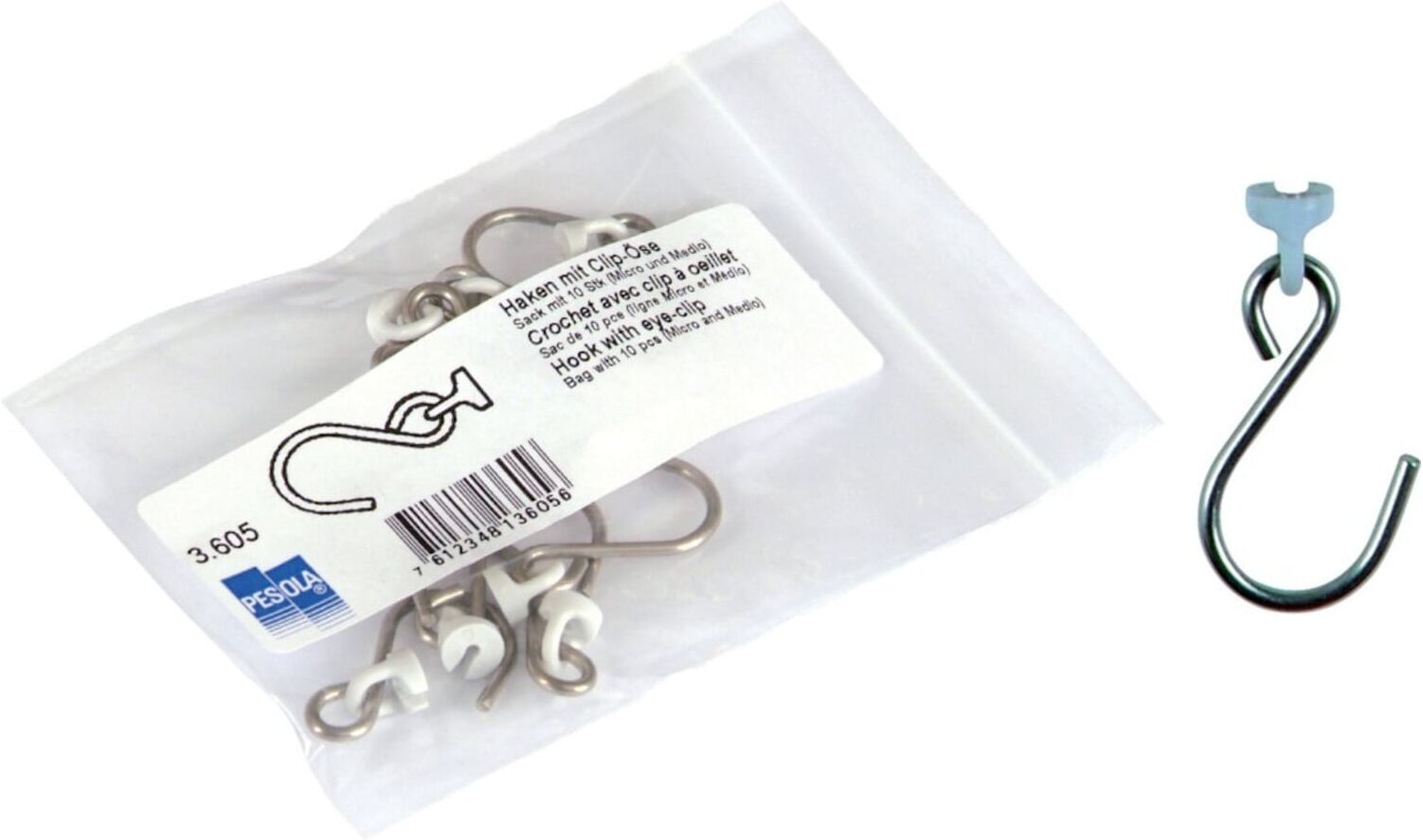 PESOLA Haken für Micro (3.605)