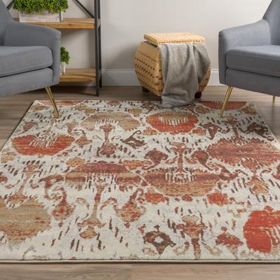 Addison Rugs "Addison Thurston Modern Ikat Spice 9'6"" x 13'2"" Area Rug"