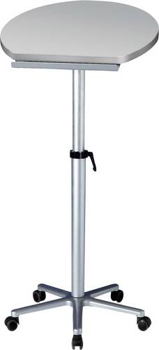 Maul Stehpult Silber 9304182 Farbe der Tischplatte: Grau höhenverstellbar, rollbar max. Höhe: 120 cm
