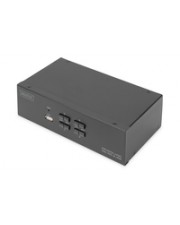 DIGITUS KVM-Switch 4-Port 4K HDMI Dual-Display KVM-Umschalter (DS-12883)