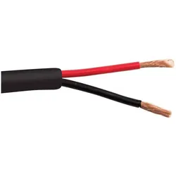 SCP 16/2OFC-LSZH-BK Speaker cable Låg rök/halogenfri Pull-box Vit 305m (1.50 mm2), Lautsprecherkabel, Schwarz