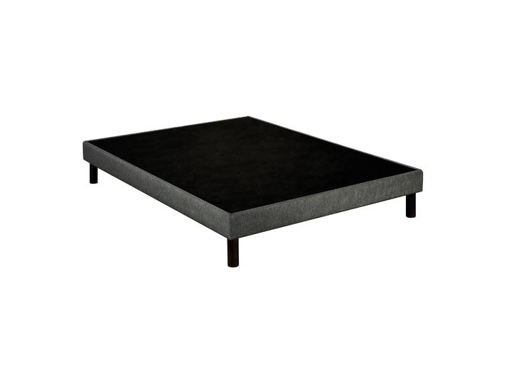 Sommier déco tapissier Unic gris - Epeda 100x200