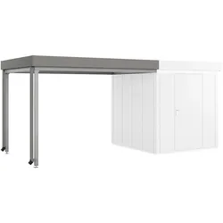 Hörmann Loungedach für "Juno" Gerätehäuser,graualuminium,321 x 229 cm