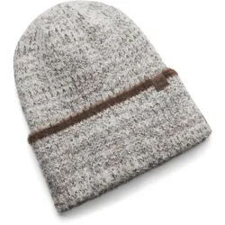 UNDER ARMOUR Halftime Cozy Beanie Damen 200 - peppercorn/summit white/peppercorn 54-58 cm