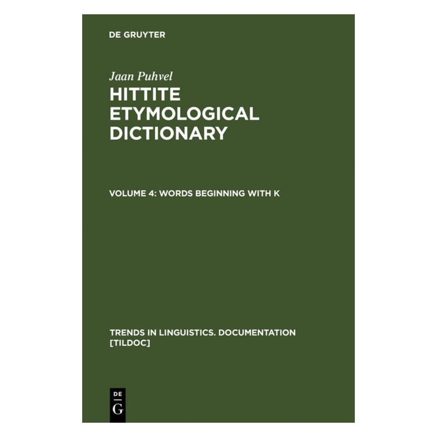 De Gruyter Puhvel,J.:Hittite Etymol.Dictionary.04 (Englisch, Hardcover, Jaan Puhvel) (67761857)