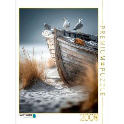 CALVENDO Puzzle Möwen am Strand - im Sommer wie im Winter | 2000 Teile Lege-Größe 90x67cm Foto-Puzzle für glückliche Stunden, Sonstige von , Calvendo