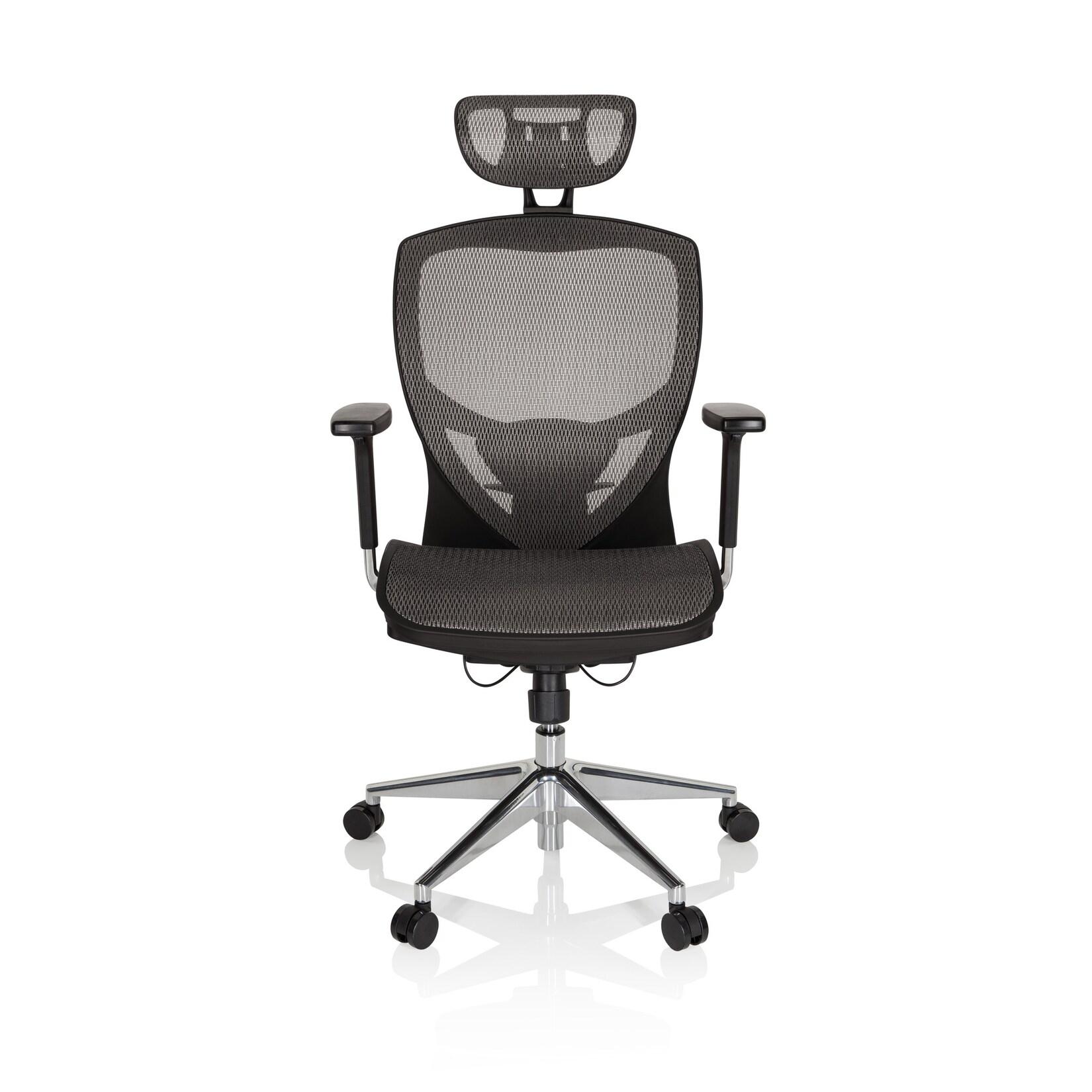 hjh OFFICE High End Bürostuhl VENUS ONE Netzstoff mit Armlehnen