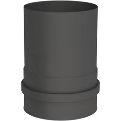 Jeremias PELLET-LINE Geräteanschluss mit FU-Muffe inkl. Dichtung Edelstahl schwarz Ø 80 mm