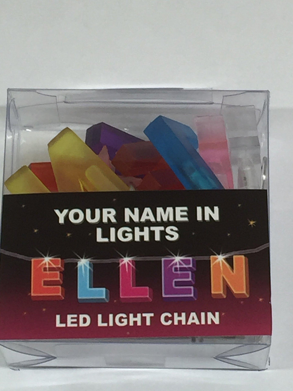 Dripio Lichtketting met namen, 20 LED's, op batterijen, 16 cm