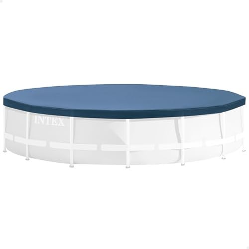 Intex Zwembadafdekking voor ronde framezwembaden, Ø 457 cm, Blauw