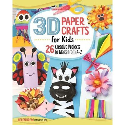3D Paper Crafts for Kids, Taschenbuch von Helen Drew, David & Charles, 978-1-64124-117-5