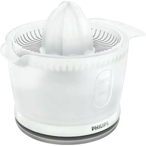 Philips Zitronenpresse Daily Collection, HR2738/00, elektrisch, 25 Watt, 20 x 16,5 cm, weiß, 500 ml