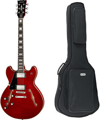 Harley Benton HB-35Plus LH Cherry w/Bag Cherry
