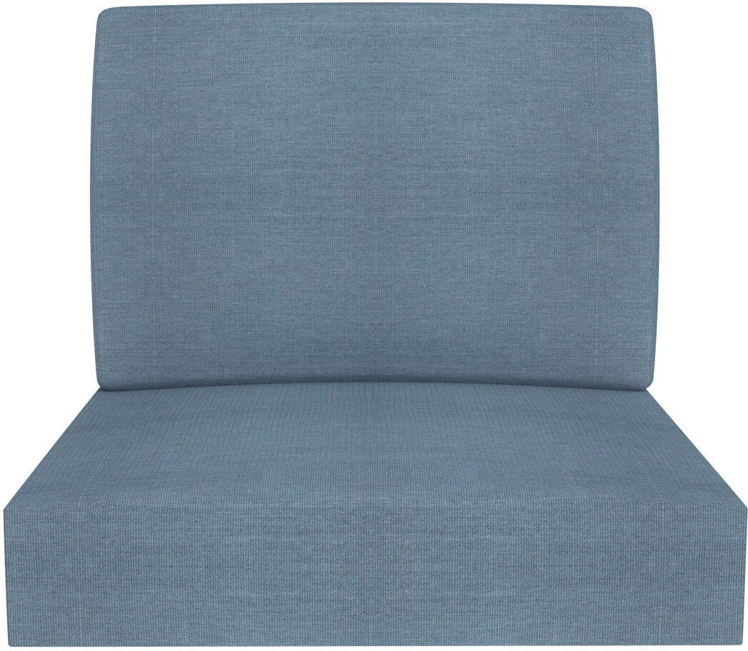 Blue Elephant Sunbrella Outdoor Cushion for Arm Chair, Arnot Seat/Back Replacement Cushion for Outdoor Furniture Spectrum Denim 4