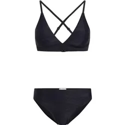 FIREFLY Damen Bikini Da.-Bikini Maxine W Wavy ST, Größe 44 in Schwarz Schwarz