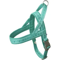 Hurtta Casual harness ECO, 90-100 cm, peacock (Hund, Allgemein), Halsband + Leine