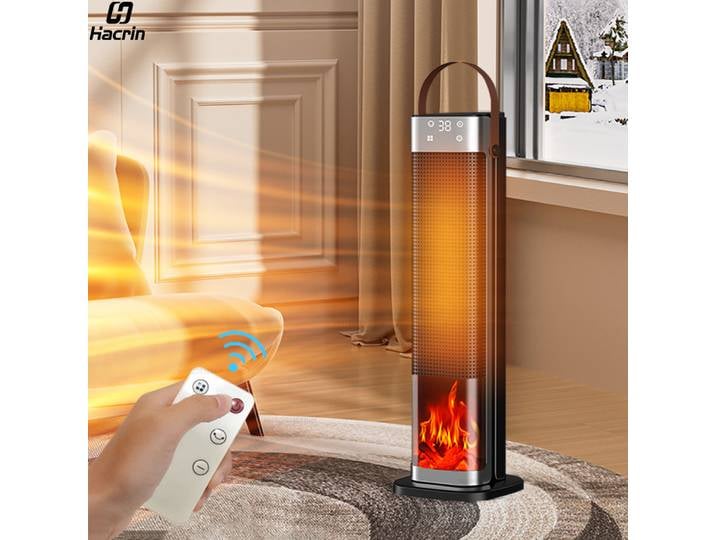 Chauffage électrique 2000W ventilateurs de chauffage chauffage électrique Portable radiateur PTC ventilateur chauffage domestique ventilateur d'air chaud avec télécommande