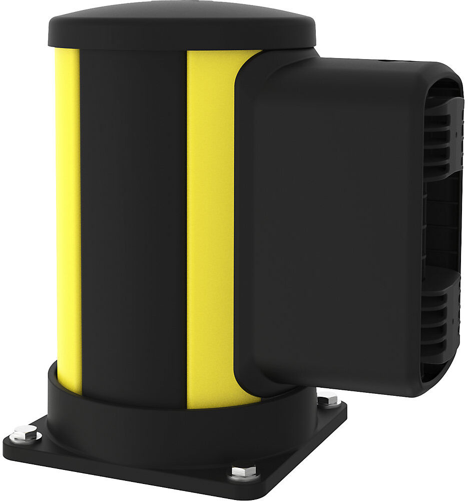 Rammschutz-Endpoller X-Protect, Höhe 350 mm, 1 Anschluss Axelent