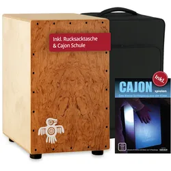 XDrum CP-482 Cajon Peruana Hardwood Set inkl. Cajonschule